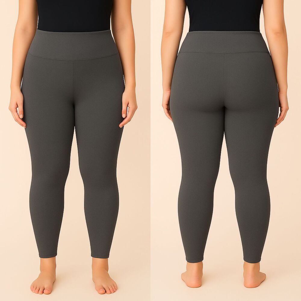 Ann Taylor LOFT Dark Gray Ponte Knit Leggings Size Large – No-Roll Waistband